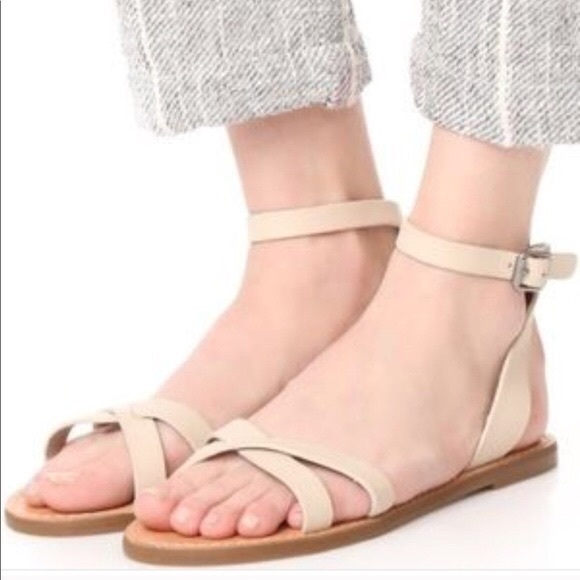 Madewell Shoes - Like New Madewell Boardwalk Ankle Strap Sandals